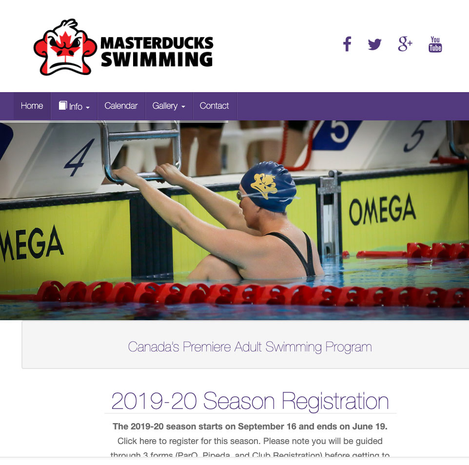 website screenshot for masterducks